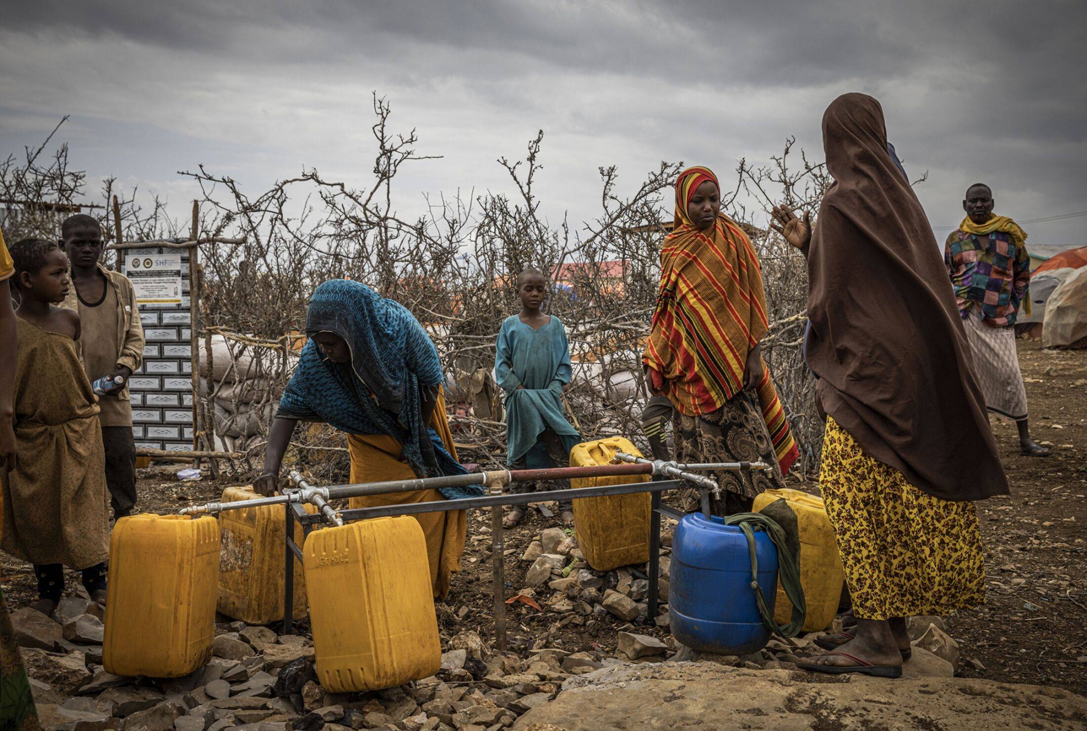 A displacement camp for people impacted by drought in Baidoa, Somalia, in Sept. 2022.